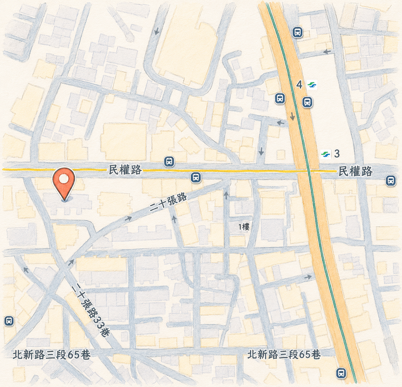 新店館周邊地圖